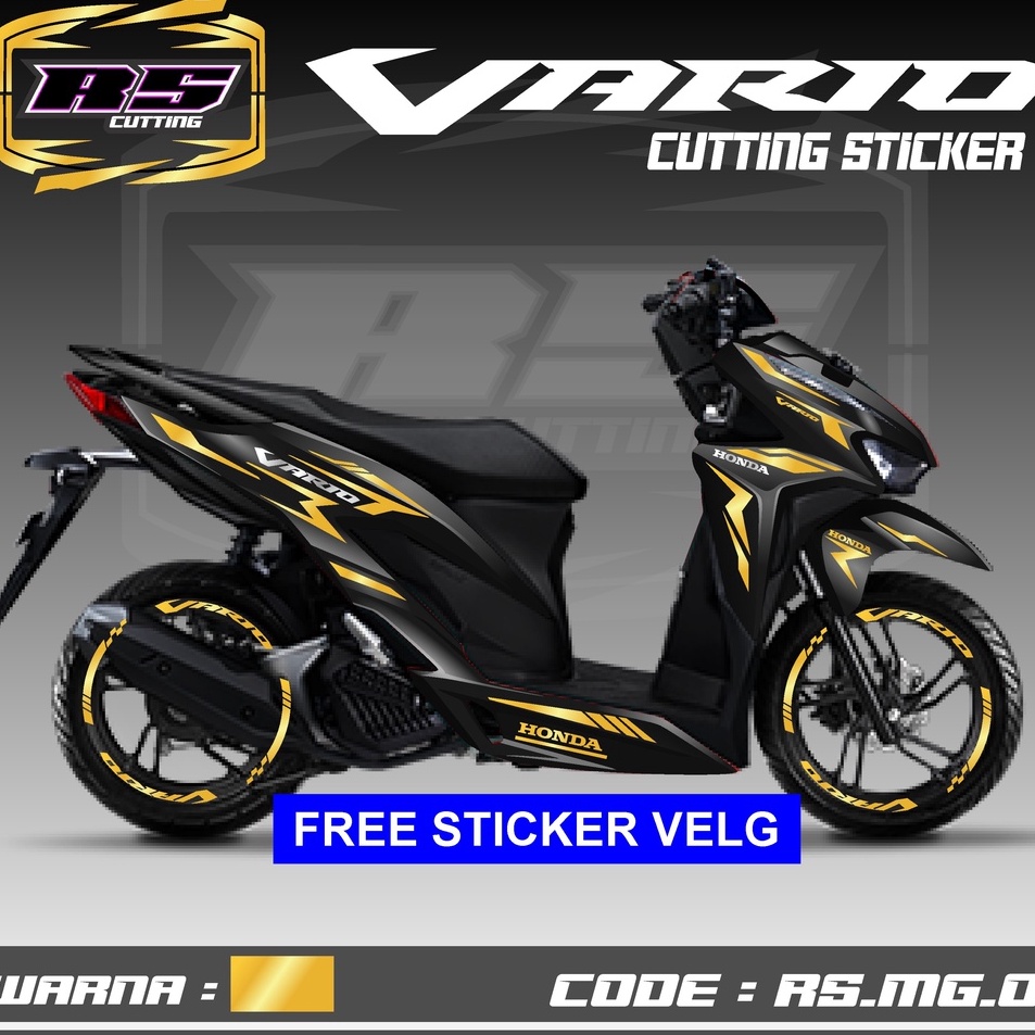 ➪0mi Cutting Sticker VARIO  - Aksesoris Motor Stiker Honda Vario 125 & 150 New Terbaru 2019 2020 202