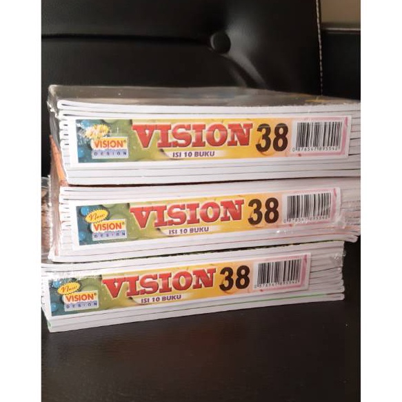 

♡ CM 3362 1pak Buku Tulis / Book / Buku Vision 38 / buku tulis / Vision / vision38 / Vision tulis ⚡GROSIR⚡ ♣