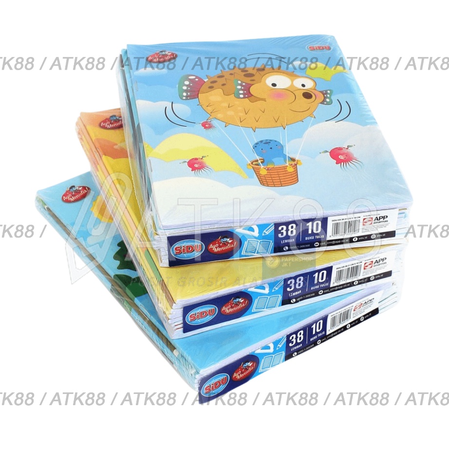 

XTDL3413 9.9 BRANDS FESTIVAL Buku Tulis SIDU Sinar Dunia 38 Lembar Pak isi 10 Buku