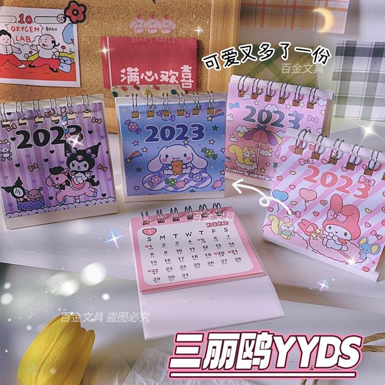 

Terlaris Cod Sanrio 2023 Kalender Meja Mini Vertikal Motif Anjing Lucu-Yy
