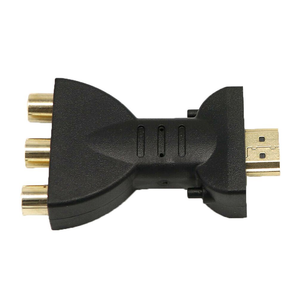 ✅&New High Quality Gold-plated HDMI-compatible to 3 RGB RCA Video Audio Adapter AV Component Convert