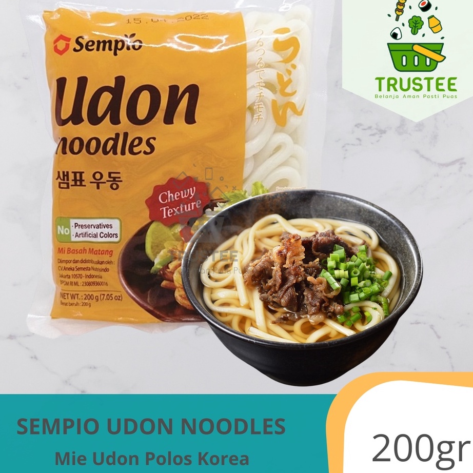 

× CD 65310 Sempio Mie Udon Noodles 200gr jepang korea basah matang kenyal chewy >V44859) ♡