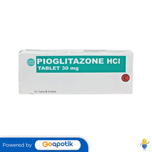 PIOGLITAZONE HCL MAHAKAM 30 MG BOX 30 TABLET