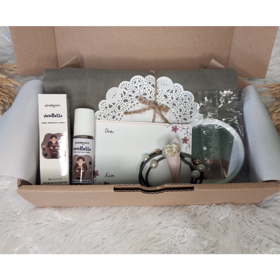 

⓱ MMM 2383 Hampers Hijab Latte Series / Kado Ulang Tahun/ Wisuda/ Anniversary ⚡COD⚡ ㄷ