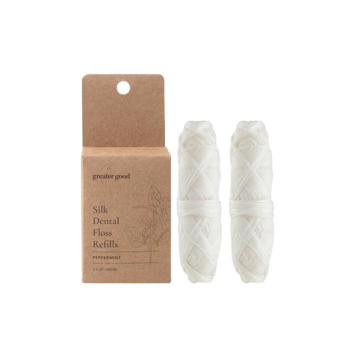 Silk Dental Floss Refill (Isi 2) / Benang Gigi Zero Waste Eco Friendly