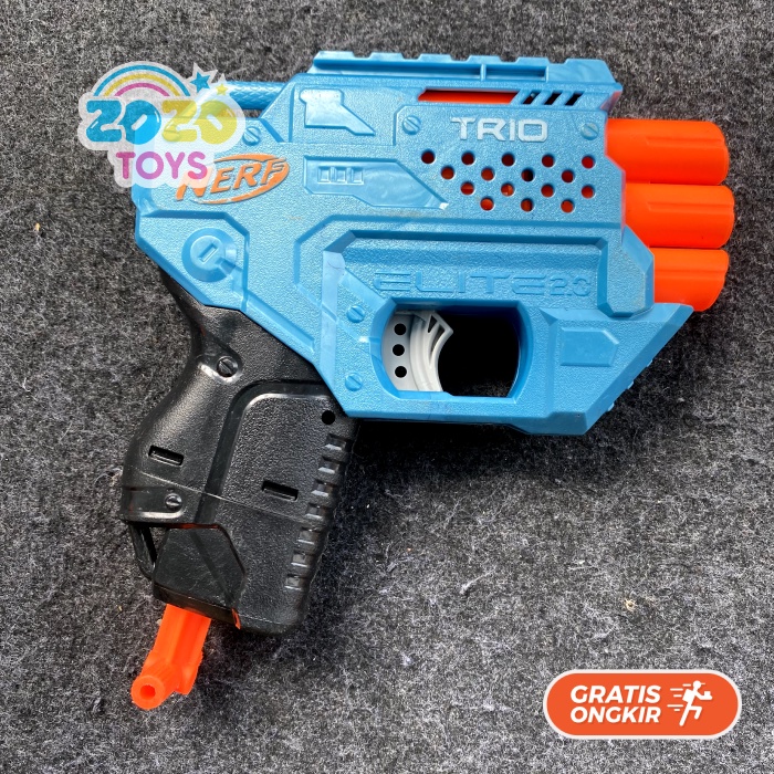 Nerf Elite 2.0 Trio mainan tembakan bekas preloved