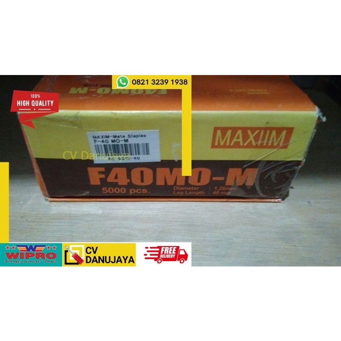 

MURAH Mata Paku Tembak Nails staples Steples F40 F40MO-M maxi