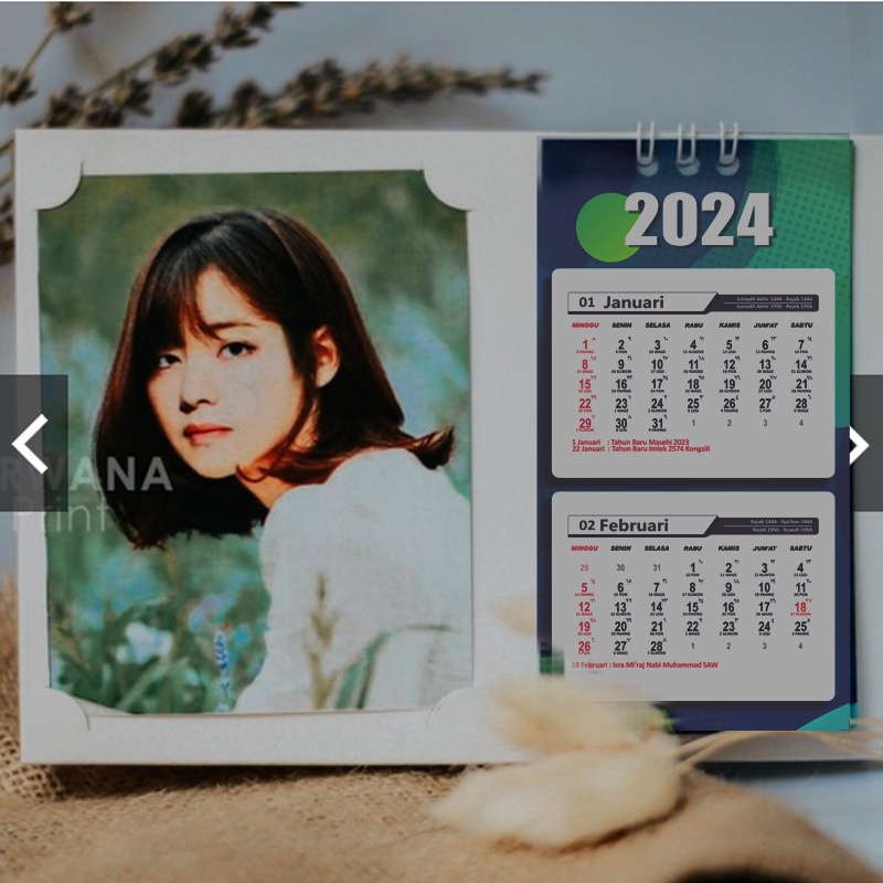 

[2025] Souvenir Kalender Meja | Kalender Duduk Souvenir