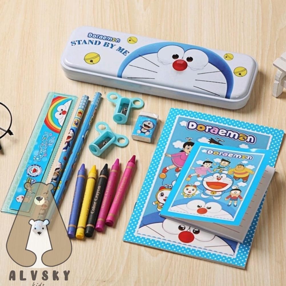 

8.8 [Big Sale] Paket Alat Tulis Anak 14 In 1 / Stationery Set Sekolah 14 In 1 Lengkap New !!