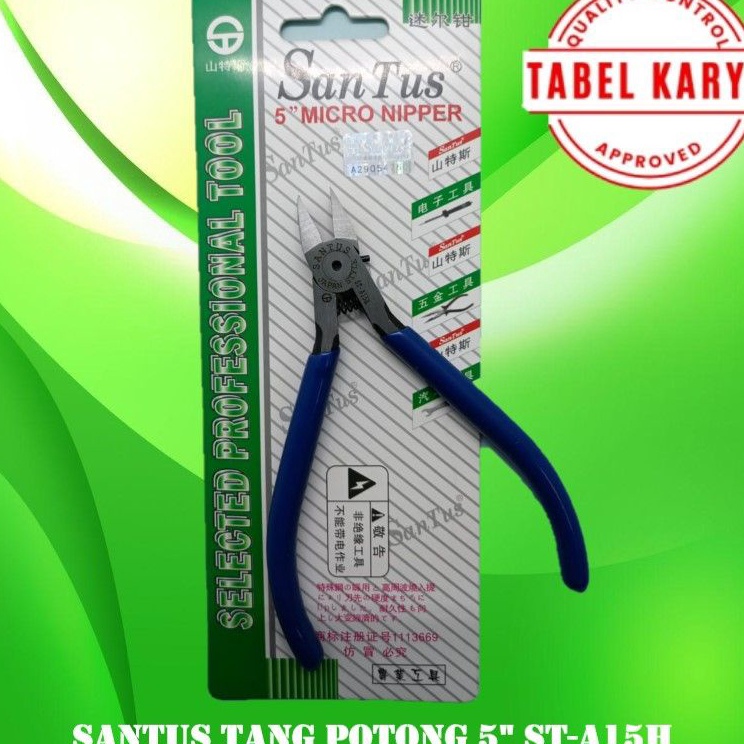 ￣ 9SM TANG POTONG 5" INCH MICRO NIPPER SANTUS ST-A15H Terbaru`