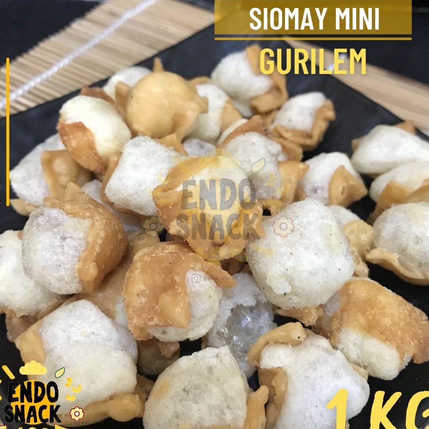 

JMTC8413 (V44859) 1 Kg SIOMAY MINI SADULUR, Gurilem Cuanki Mini Kerikil, Topping Baso Aci