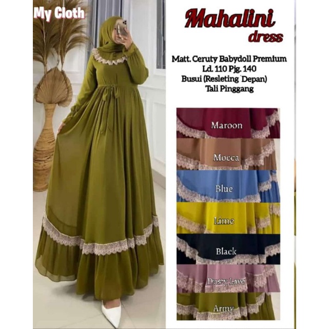 BG DANIK MAXI/ FATIMA MAXY / VIRDA BIG MAXY/MAHALINI DRESS