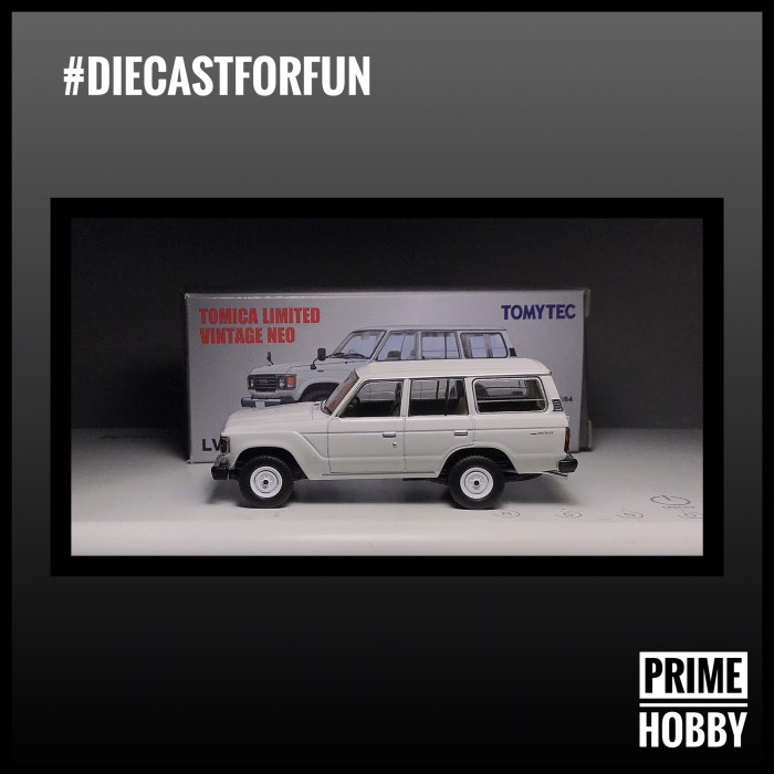 MUST HAVE TOMICA LIMITED VINTAGE NEO TOYOTA LAND CRUISER LC60 WHITE TERBARU
