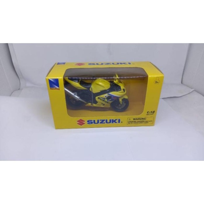 MUST HAVE MAINAN DIECAST MOTOR SUZUKI R 600 MINIATUR SEPEDA MOTOR SUZUKI R600 TERBARU