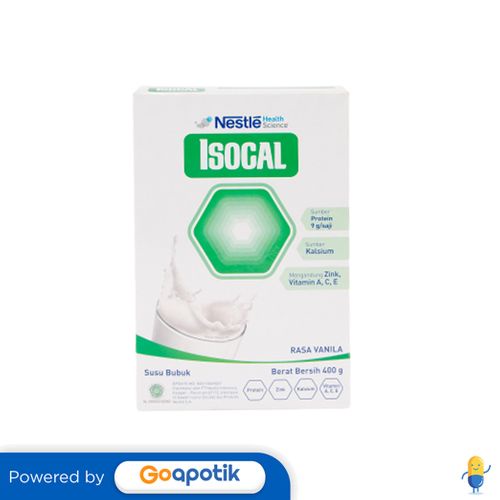 

ISOCAL RASA VANILA 400 GRAM BOX