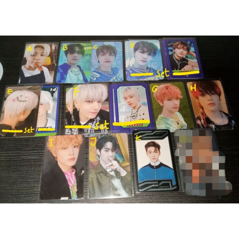 WTS PC NCT DREAM WAYV HAECHAN JENO JAEMIN JISUNG CHENLE KUN KUMON CAFE GLIMO UNIVERSE