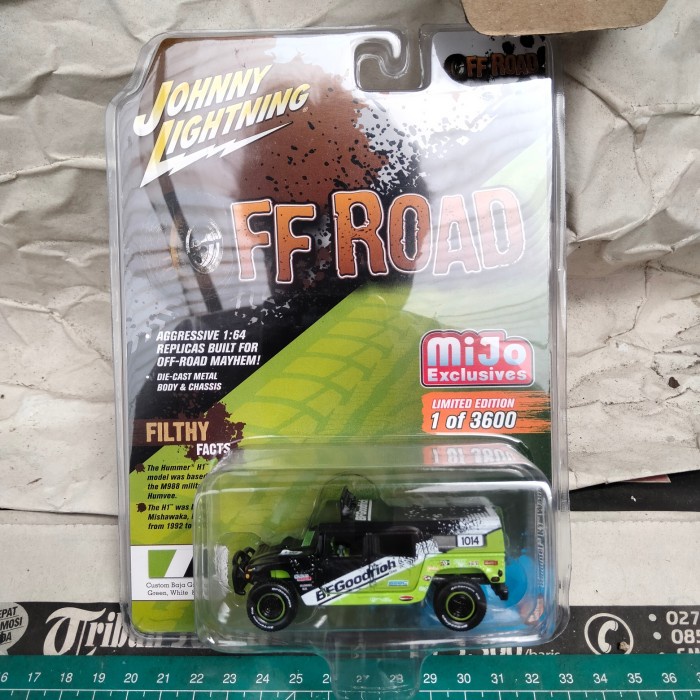 PROMO JOHNNY LIGHTNING MIJO HUMMER HUMMER H1 WAGON TERBARU