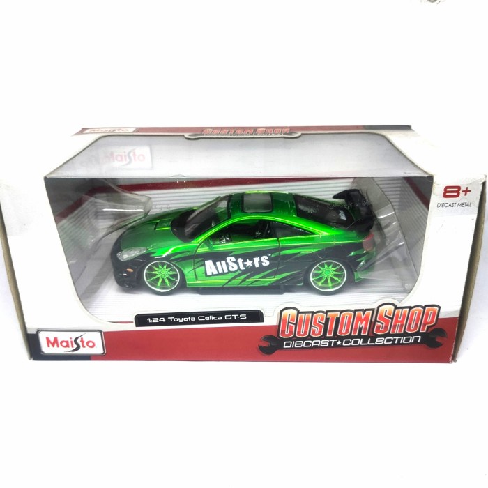 MUST HAVE DIECAST MINIATUR MOBIL TOYOTA CELICA 1:24 MAISTO SPORT BALAP TERLARIS