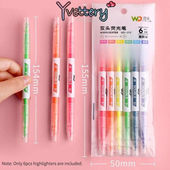 

UPDATE COD 6 PCS 6 WARNA/12 WARNA HIGHLIGHTER PEN / STABILO PANJANG 2