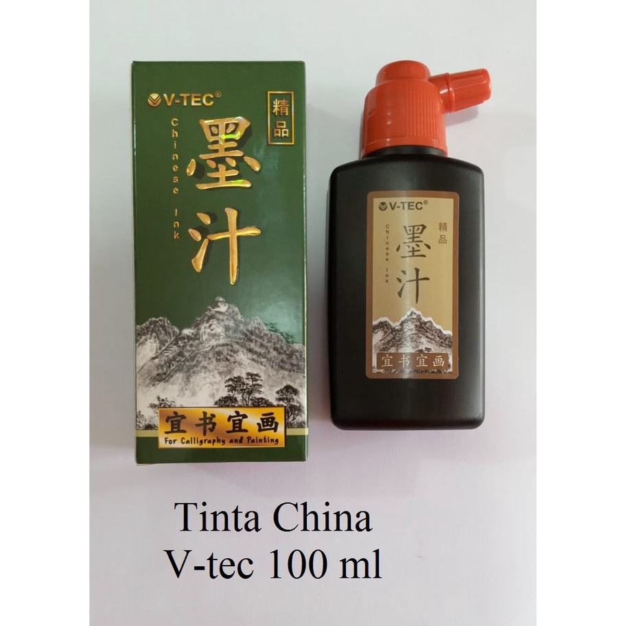 

Ready Tinta China Vtec 100ml/ Chinese Ink / Tinta kaligrafi / Tinta Cina 100ml Vtec