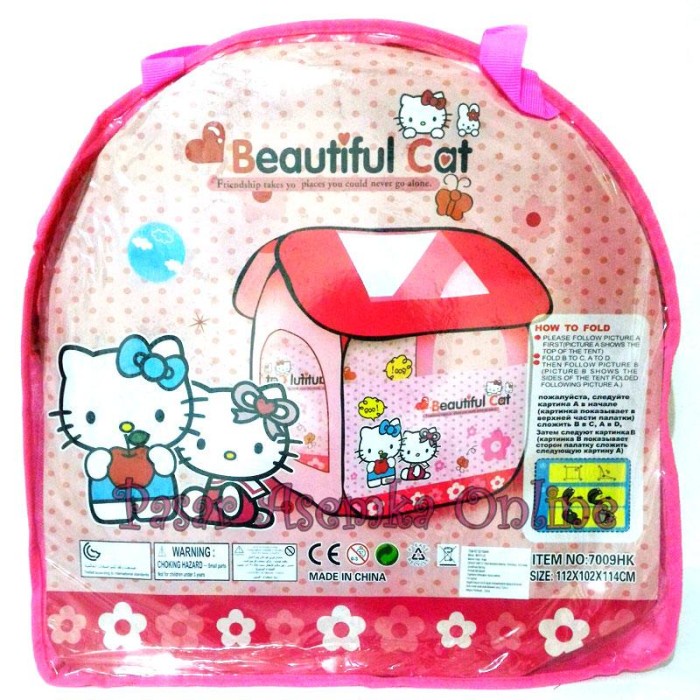 Tenda Rumah Anak Karakter Hello Kitty ( Besar )