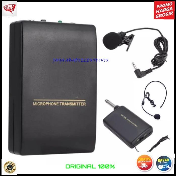 ORIGINAL MIC WIRELESS CLIP ON BANDO HEADSET MIK WIRELES JEPIT KLIP NEW