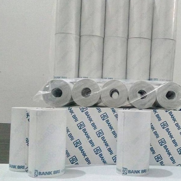 

CNNR7343 Free Ongkir Kertas Thermal EDC Logo Bank BRI Atas Bawah Brilink 57x30