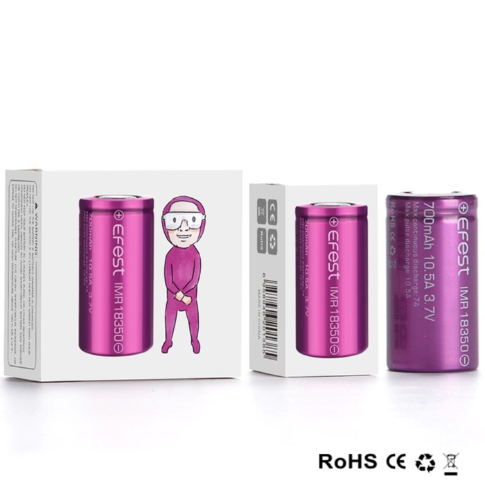 Ready Authentic EFEST 18350 Battery