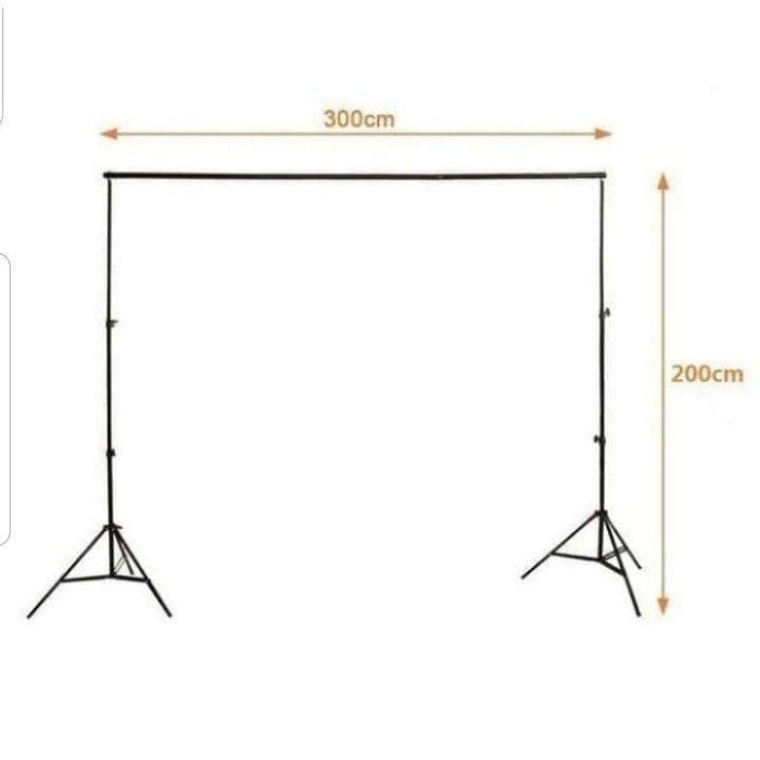 Paket Mini Studio Foto Background + Lampu