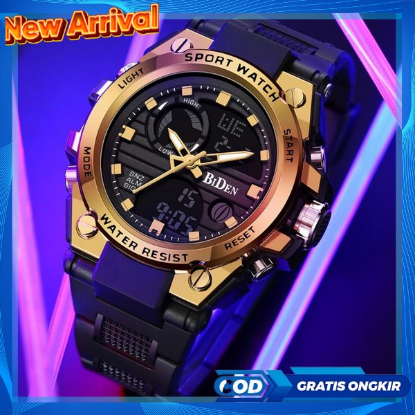 Ham Tsngan Laki Laki Tahan Air Jam Tangam Pria Digital Analog Fashion Electronic 100% Model Terbaru 
