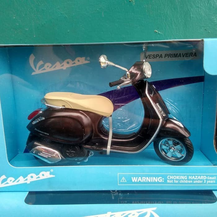 DISKON SPESIAL KOLEKSI VESPA PRIMAVERA DIECAST MINIATUR MOTOR VESPA KLASIK TERLARIS