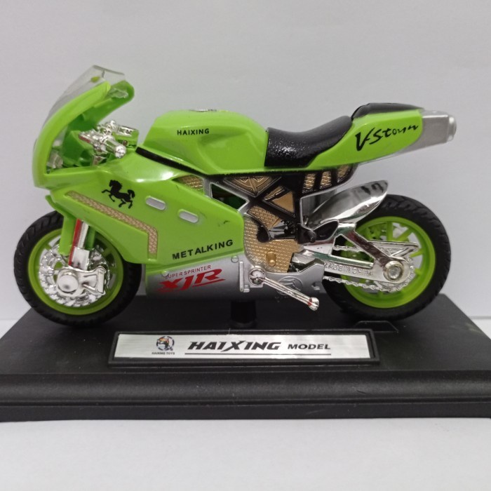 PROMO MINIATUR MOTOR NINJA SPORT HAIXING MODEL MAINAN ANAK HARGA MURAH TERMURAH