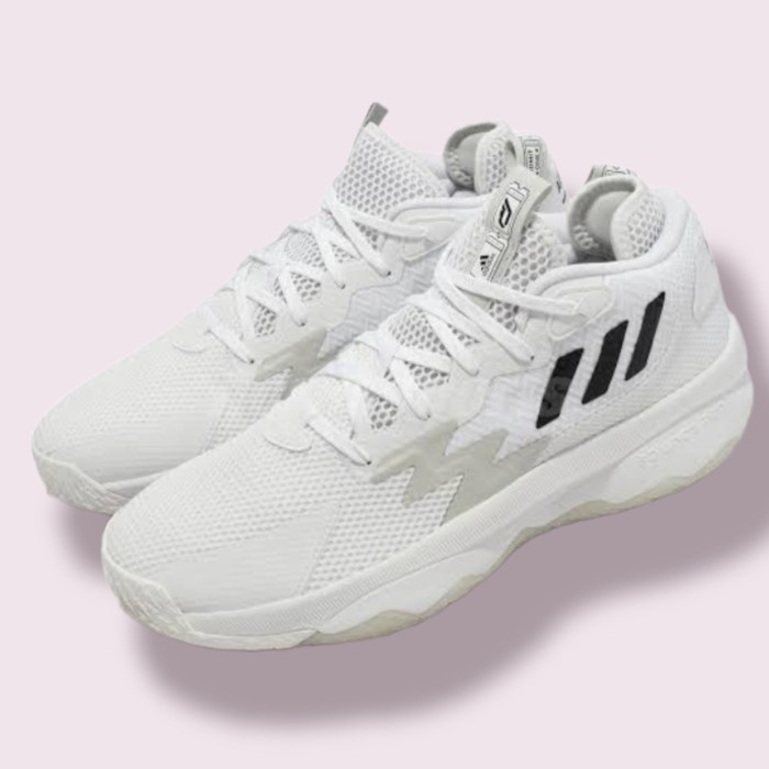 Sepatu Basket Pria Adidas Dame 8 White-Cloud Gy6462