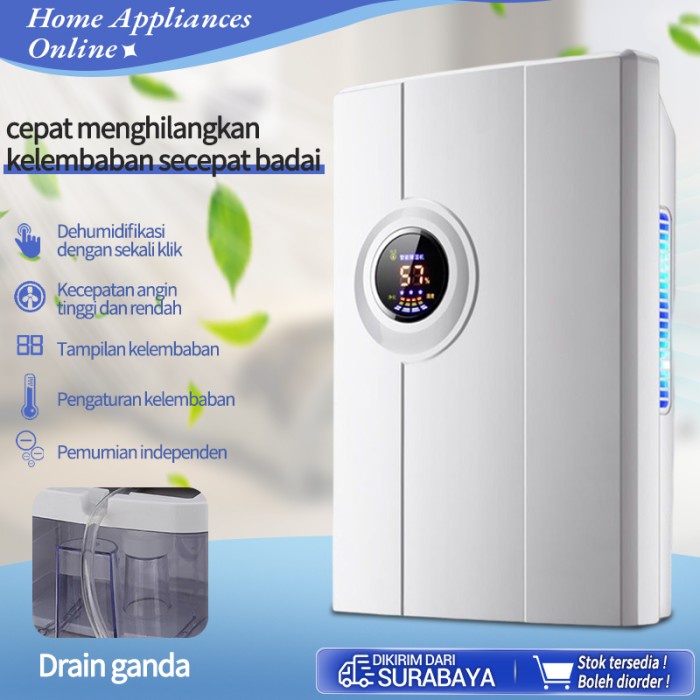 Terlaris Rumah Tangga Dehumidifier Ruangan / Smart Dehumidifier 2.5L / Dehumidi