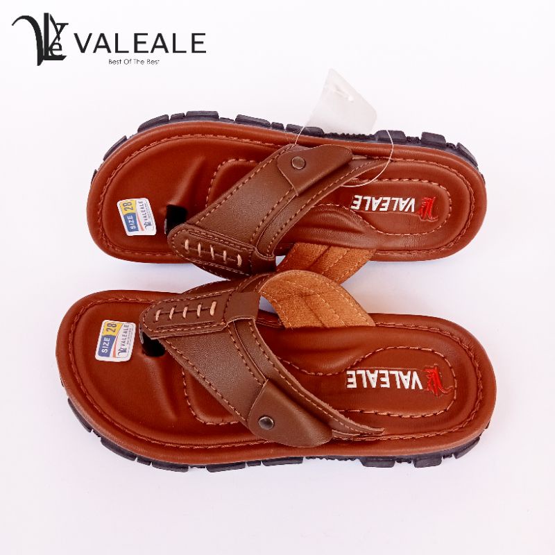 SANDAL ANAK JAPIT KULIT TERBARU FAM J 01 VALEALE SIZE 24-37