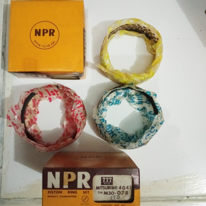 Ring Piston Set Standard 4G41 Npr Mitsubishi Colt T120 Kode Br05