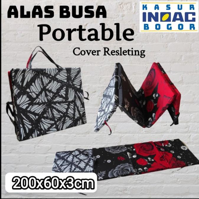 Kasur Lipat Murah / Alas Busa Portable / Kasur Lantai uk 200x60x3cm