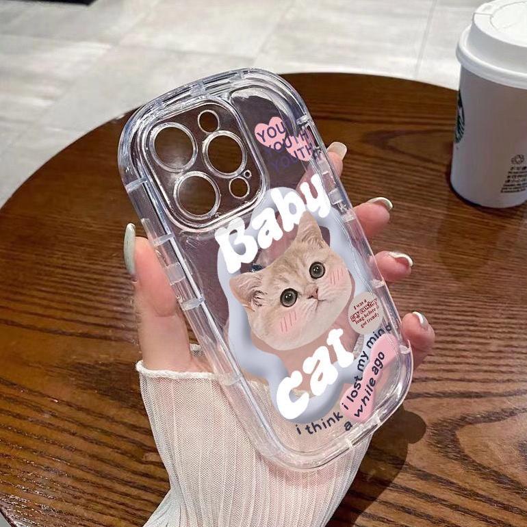 Terkini Iphone Casing Transparan Kucing Lucu Kompatibel Untuk Iphone14 13 12 11 Pro Max Xs X Xr8 +7P