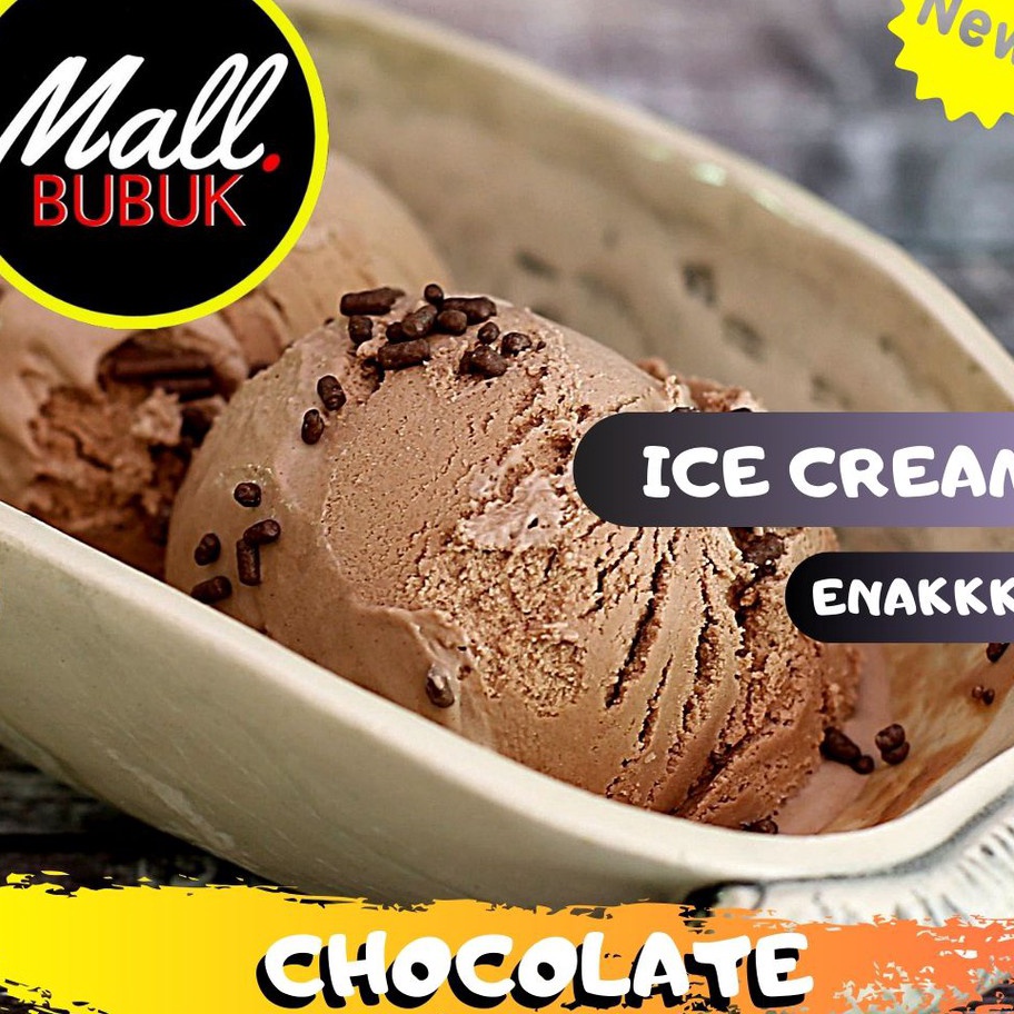 

DXSN8344 Terlaris HARD ICE CREAM rasa Coklat 1Kg - Bubuk ICE CREAM rasa Coklat 1Kg