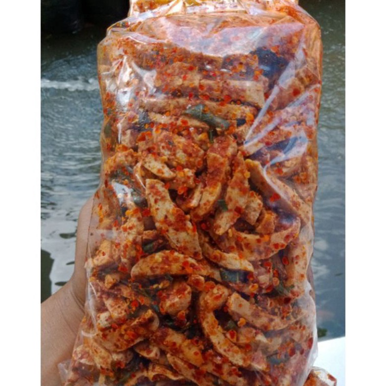 

Best Seller.. Basreng baso goreng pedas daun jeruk 500gram 37
