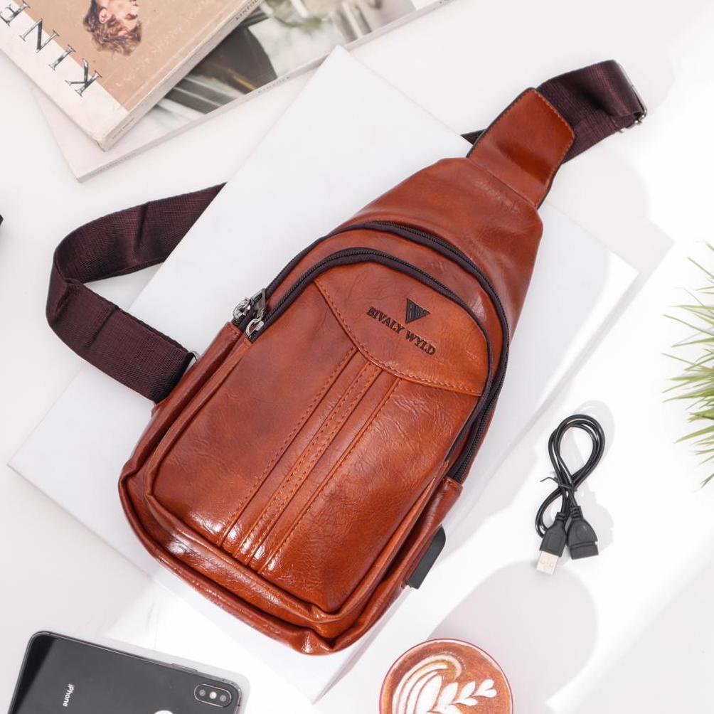 Arjun- TAS SLING BAG PRIA KULIT / BIVALY WYLD F1706-4 Terupdate