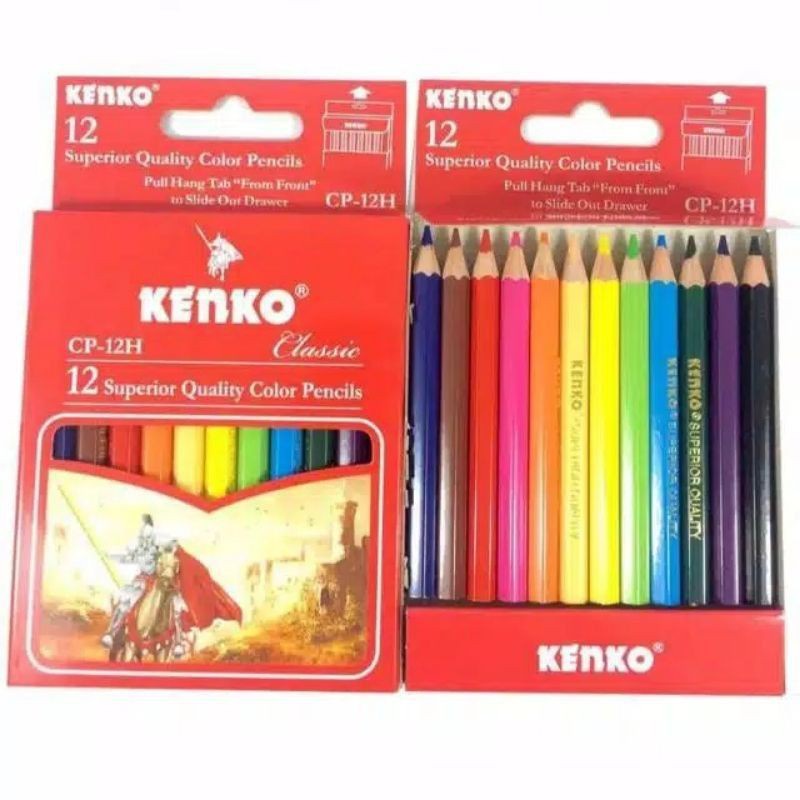 

OMV PENSIL KAYU 12 WARNA KENKO / COLOR PENCILS B93