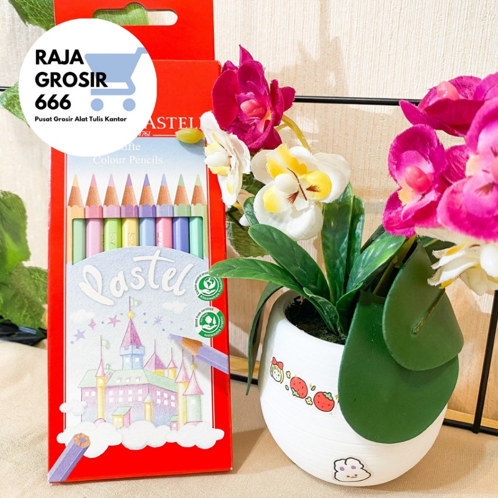 

FKL PENSIL WARNA PASTEL COLOUR 1 PACK ISI 10 FABER CASTELL COD TERMURAH ALAT TULIS KANTOR MEWARNAI