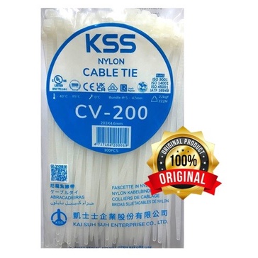 

Terlaris Cv-200 - Kabel Ties Kss Original Ukuran 200 X 4.6 Mm