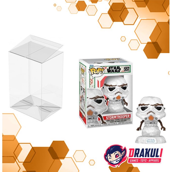 PROMO TOYS FUNKO POP FUNKO STAR WARS HOLIDAY STORMTROOPER - WITH PROTECTOR TERLARIS