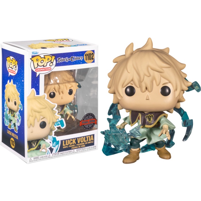 DISKON SPESIAL FUNKO POP BLACK CLOVER - LUCK VOLTIA 1102 (SPECIAL ED) TERLARIS