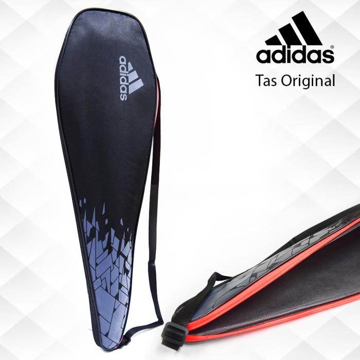 TERLARIS TAS / SARUNG RAKET BADMINTON BULUTANGKIS ADIDAS BLACK