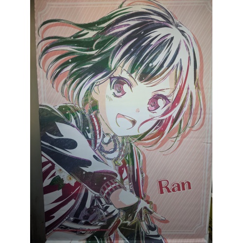ORI Big Tapestry Ran Mitake BanG Dream Wall Scroll Poster Merch A