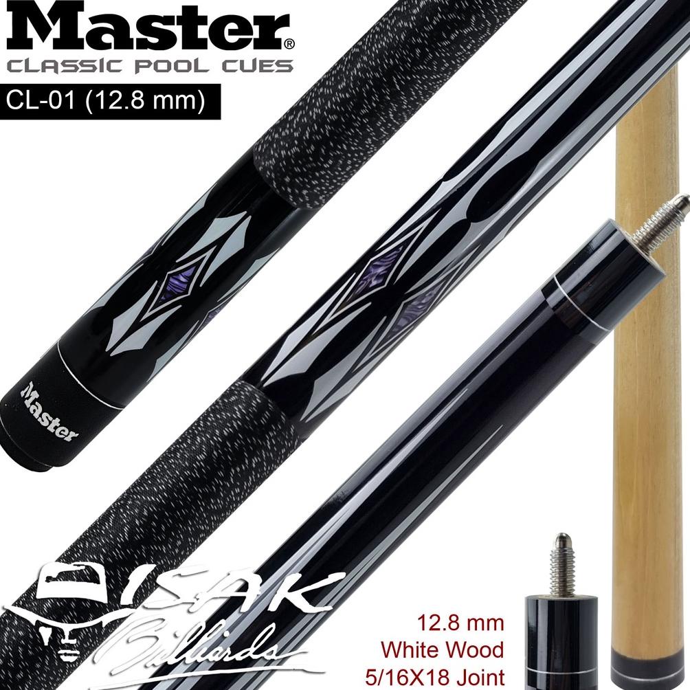 TERPERCAYA Master Pool Cue CL-01 - Classic Stick Billiard Stik Biliar Cues Murah qiu2