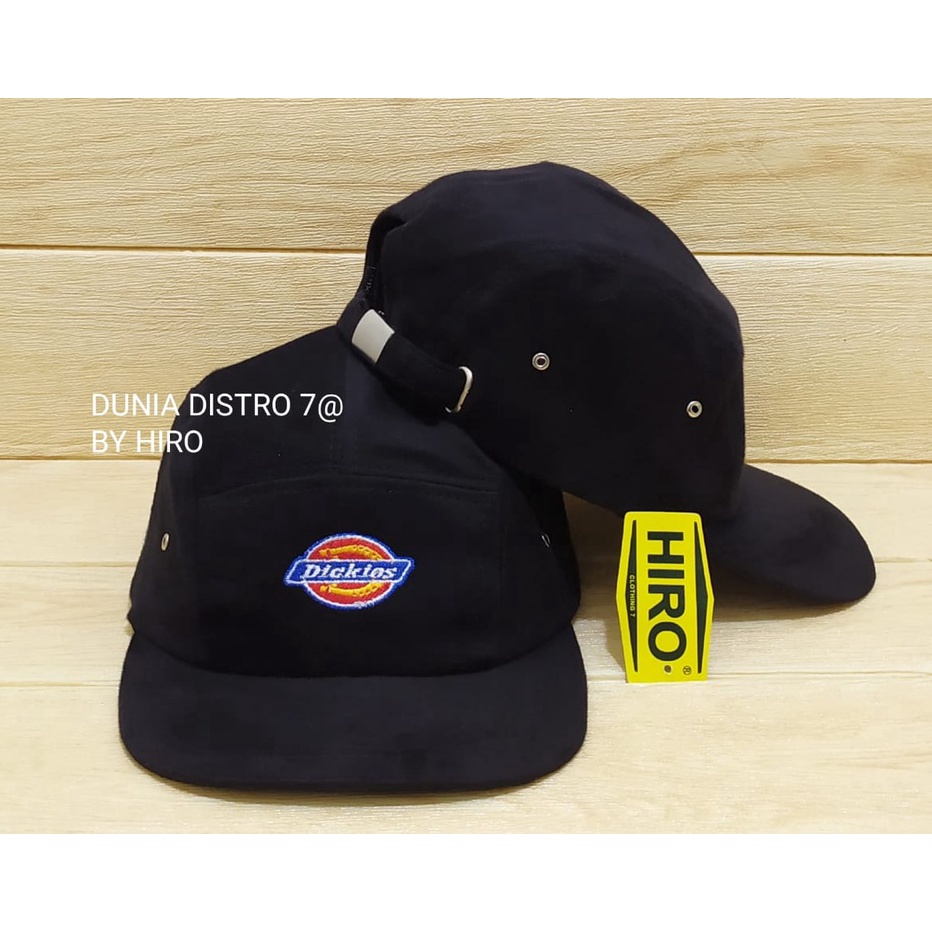 YLZJ5098 STOK SIAP 【COD [COD]Topi Snapback Bordir DICKES Hip-Hop New Model/Topi Lima Panel/Topi Dist